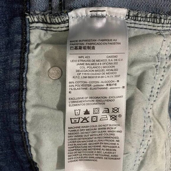 Levi’s Signature Modern Skinny Jeans Worn-In Vintage Look | Cotton Blend - Picture 13 of 15